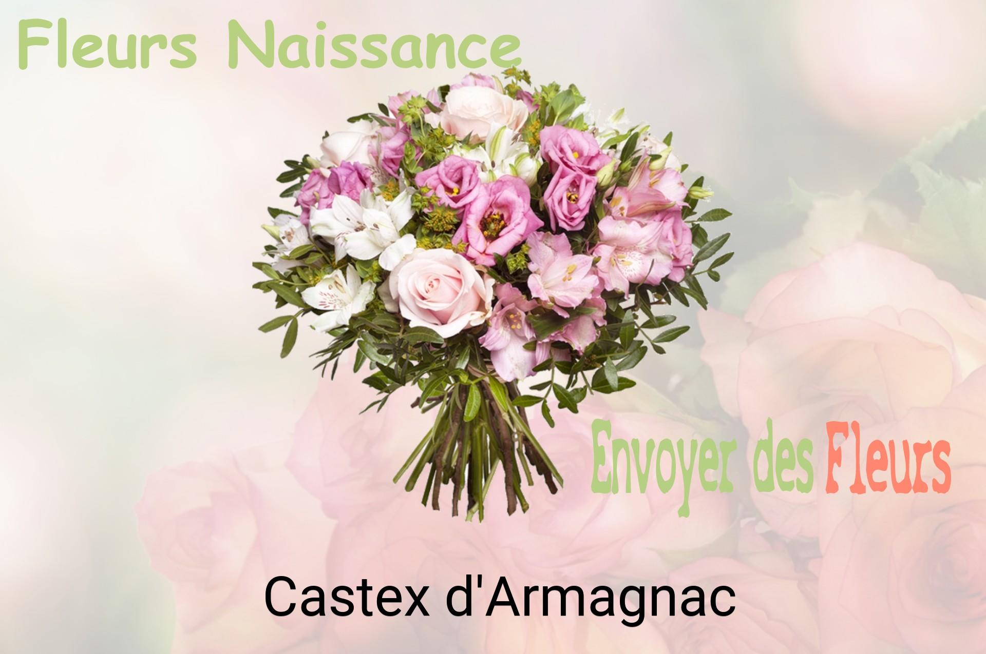 Bouquet de fleurs de naissance livré à Castex-d'Armagnac